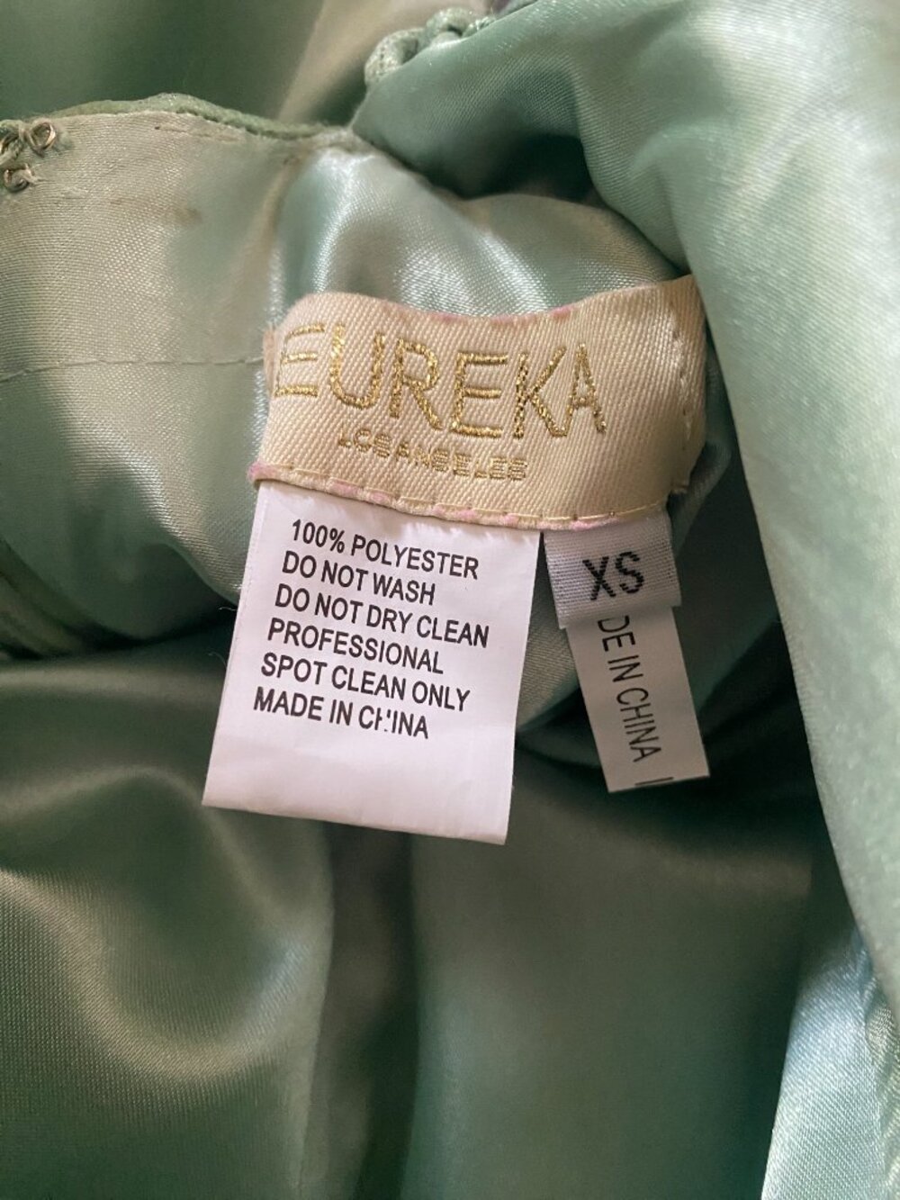 Eureka green tulle gown - Picture 5 of 5